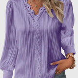 Andrea™ | Blouse Pullover Élégante