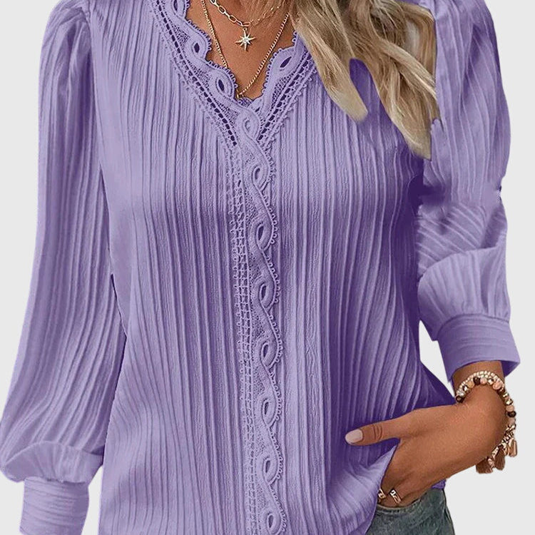 Andrea™ | Blouse Pullover Élégante
