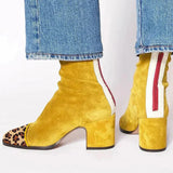 Alma – Bottines en daim à talon