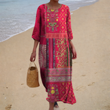 Leah | Robe longue fluide chic et confortable