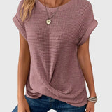 Isa™ | Blouse Élégante avec Col Rond