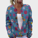Sofia - Autumn Floral Cardigan