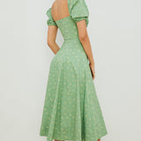 Aviana - Robe à Manches Bouffantes Bloom