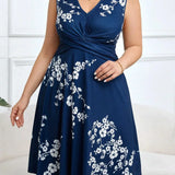 Danica - Robe Fleurie Enveloppante