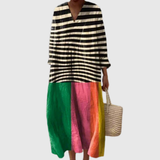 ZARA | ROBE GÉOMÉTRIQUE ÉLÉGANTE