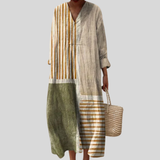 Robe d’Été Imprimée Flatteuse