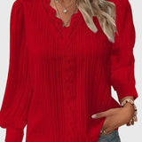 Andrea™ | Blouse Pullover Élégante