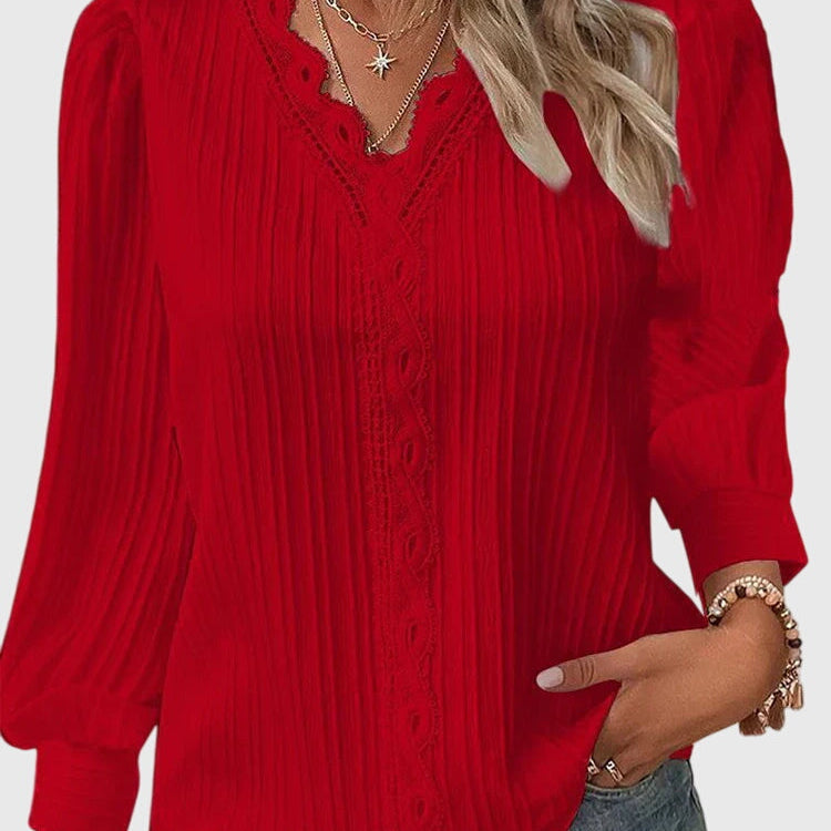 Andrea™ | Blouse Pullover Élégante