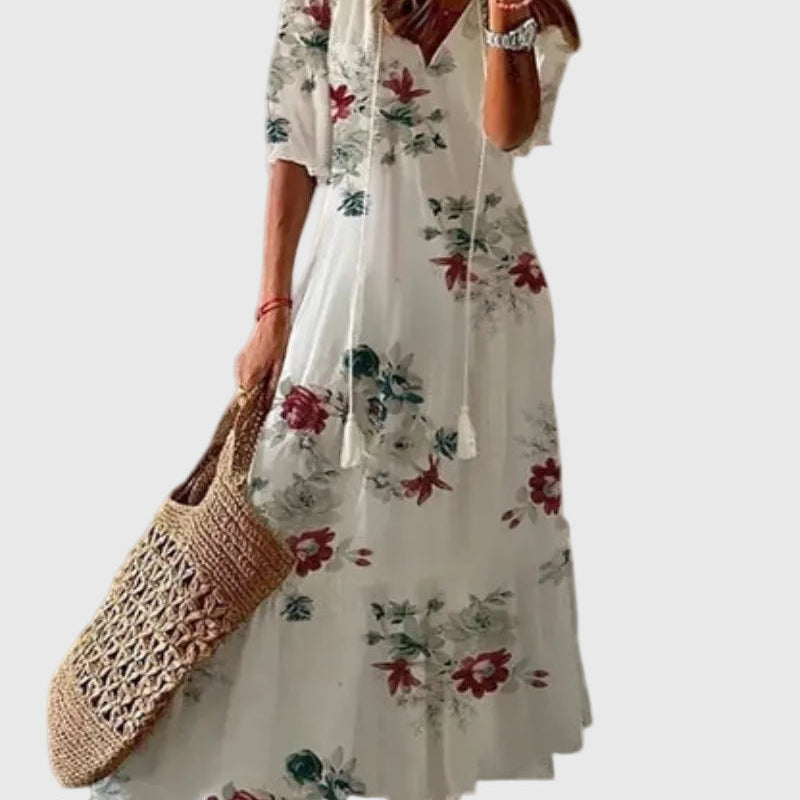 Amalia | Robe Maxi d'Été Vintage Boho