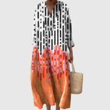 KIARA | ROBE GÉOMÉTRIQUE ÉLÉGANTE