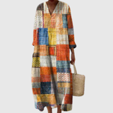 MIKAYLA | ROBE GÉOMÉTRIQUE ÉLÉGANTE