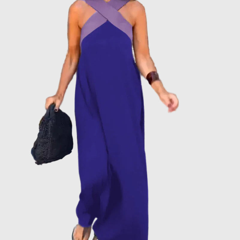 Elena | Robe Maxi Fluide Élégante