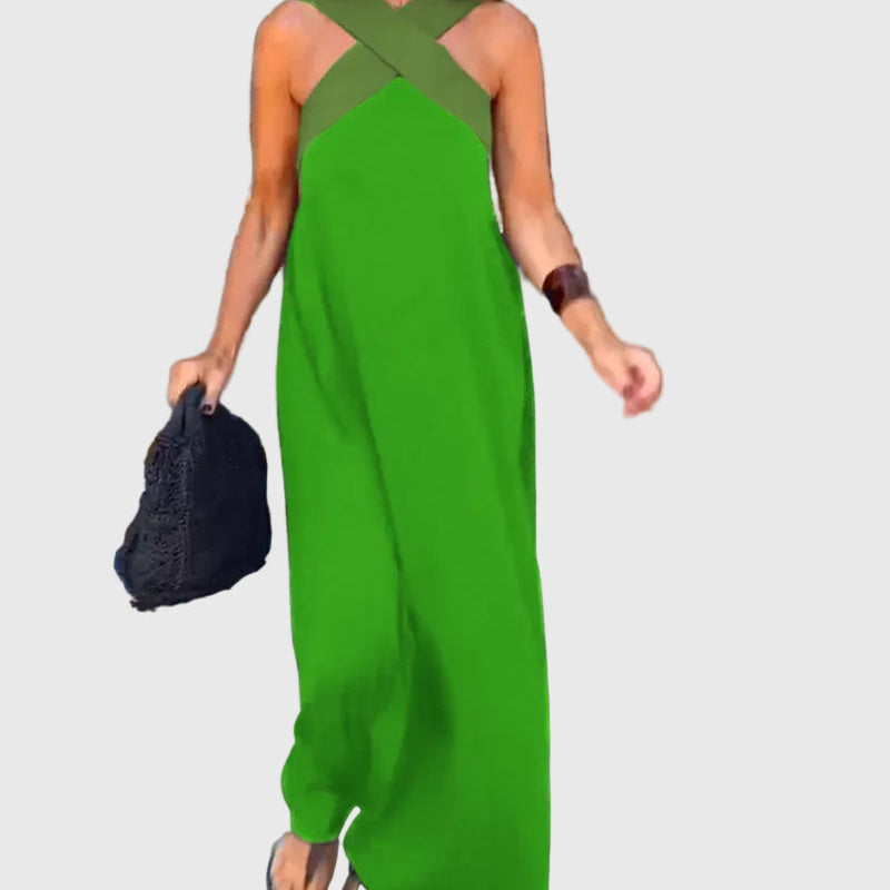 Elena | Robe Maxi Fluide Élégante