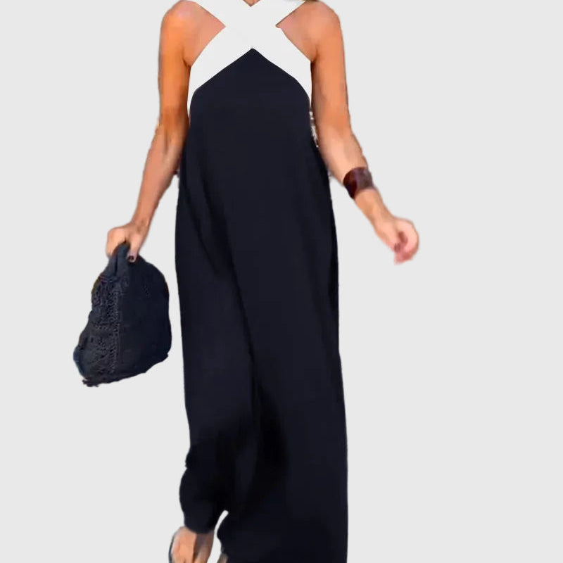 Elena | Robe Maxi Fluide Élégante