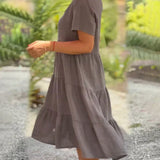 Bexley - Robe d'été décontractée à col en V