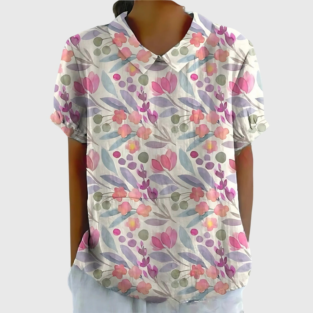 Jenna™ | Blouse Fleurie