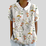 Haut Fleuri Confort Élégant
