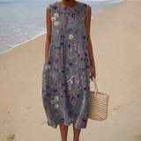 Tangerine | Robe d’Été Confortable Sans Manches