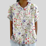 Haut Fleuri Confort Élégant