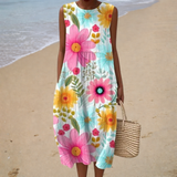 Lina | Robe d’Été Confortable Sans Manches