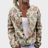 Simona - Autumn Paisley Cardigan