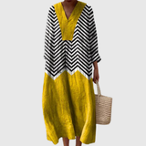 AINSLEY | ROBE GÉOMÉTRIQUE ÉLÉGANTE