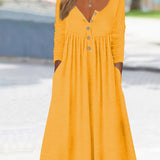 ZARA | ROBE MIDI À BOUTONS SUR LE DEVANT