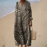 Pauline | Robe d’Été Imprimée Flatteuse