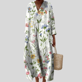 Robe d’Été Imprimée Flatteuse