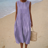 Aqua | Robe d’Été Confortable Sans Manches