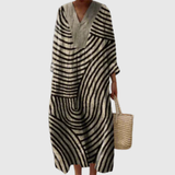 CASSIDY | ROBE GÉOMÉTRIQUE ÉLÉGANTE