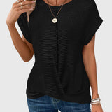 Isa™ | Blouse Élégante avec Col Rond