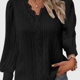 Andrea™ | Blouse Pullover Élégante