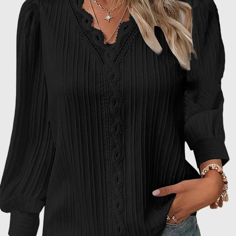 Andrea™ | Blouse Pullover Élégante
