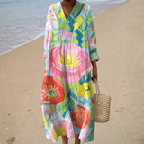 Romy | Robe d’Été Imprimée Flatteuse