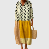 MAYA | ROBE GÉOMÉTRIQUE ÉLÉGANTE