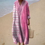 Fuchsia | Robe d’Été Imprimée Flatteuse