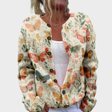 Greta - Autumn Butterfly Cardigan