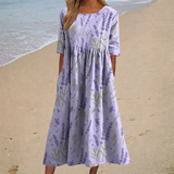 Craie | Robe longue fluide chic et confortable