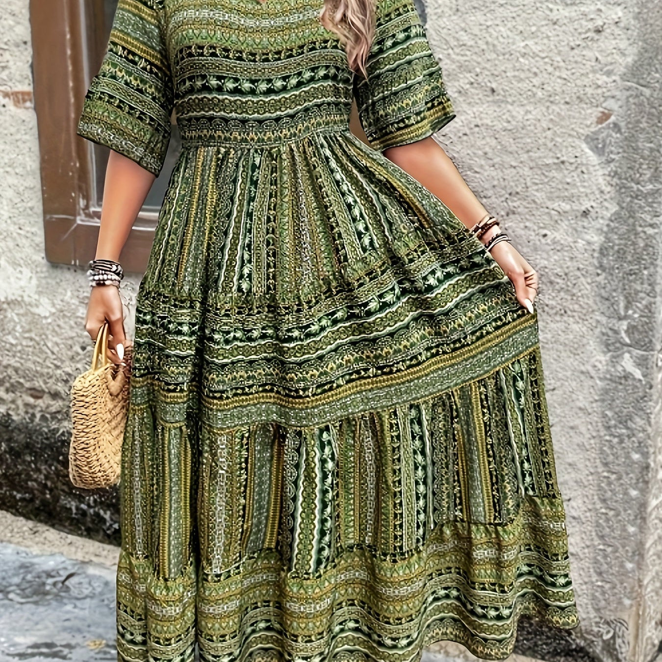 Joraine - Robe Ethnique Fluide