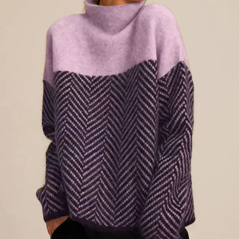 Norah | Pull en Coton à Col Montant