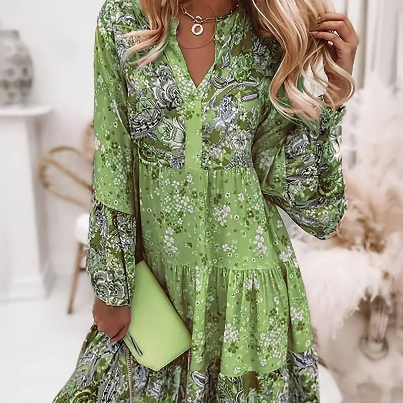 Eira - Robe Boho Imprimée