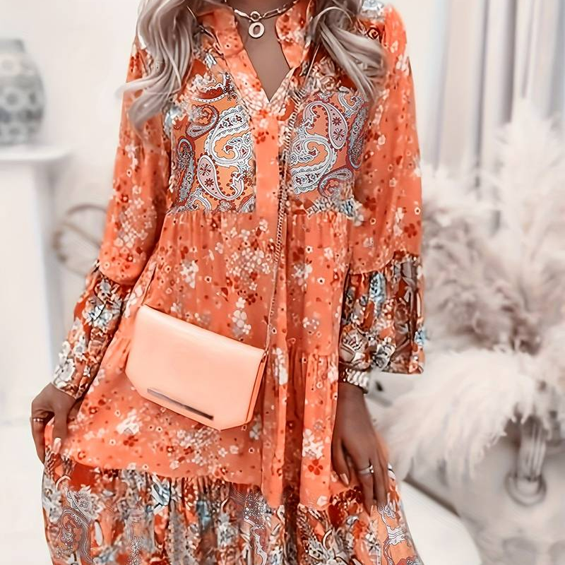 Eira - Robe Boho Imprimée