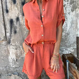 Melda - Ensemble Boutonné Aéré