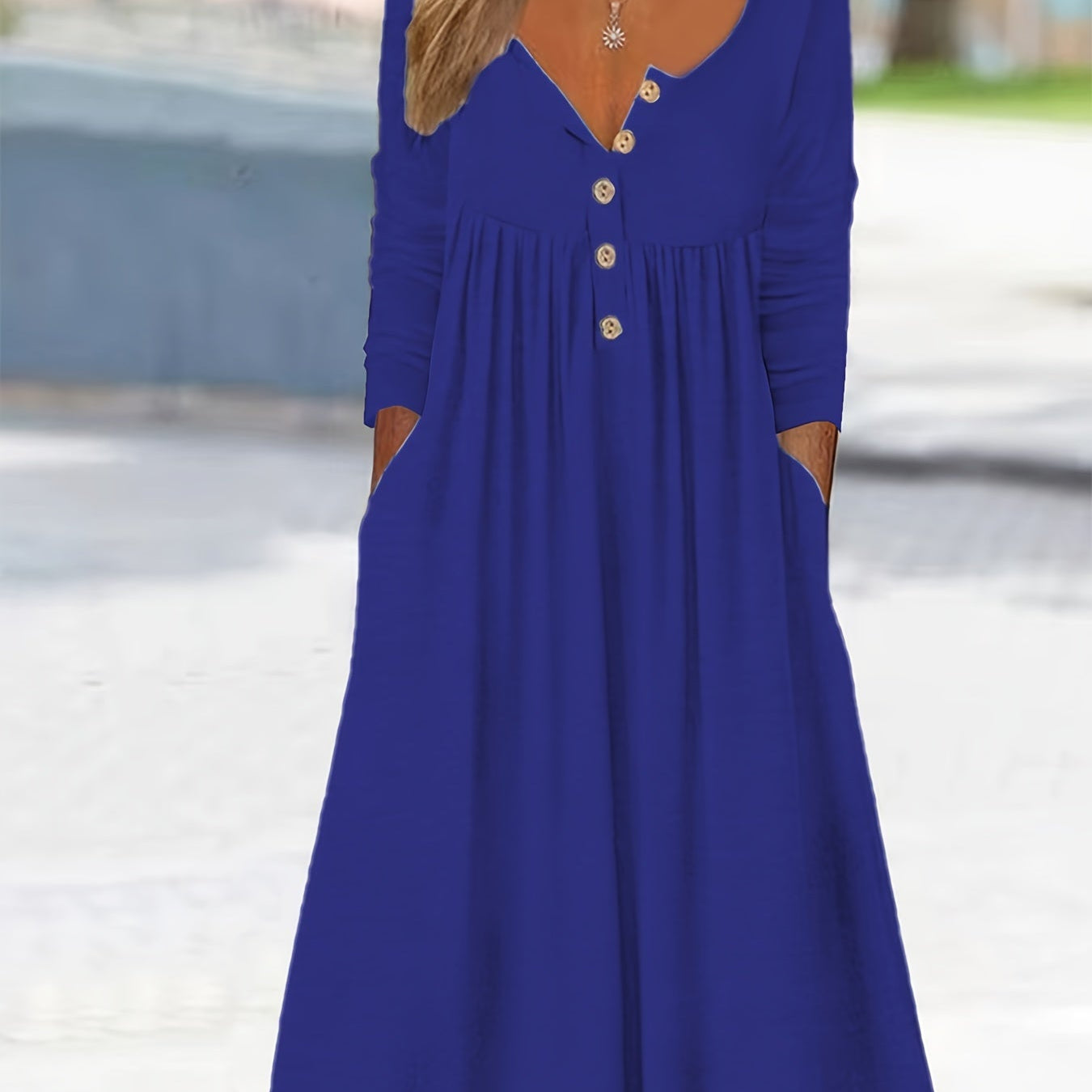 ZARA | ROBE MIDI À BOUTONS SUR LE DEVANT