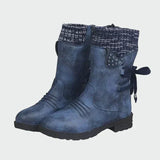 Anežka - Bottes en daim stylées