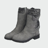 Anežka - Bottes en daim stylées