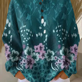 Nora - Pull au design floral