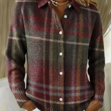 Lucia - Cardigan Classique à Carreaux