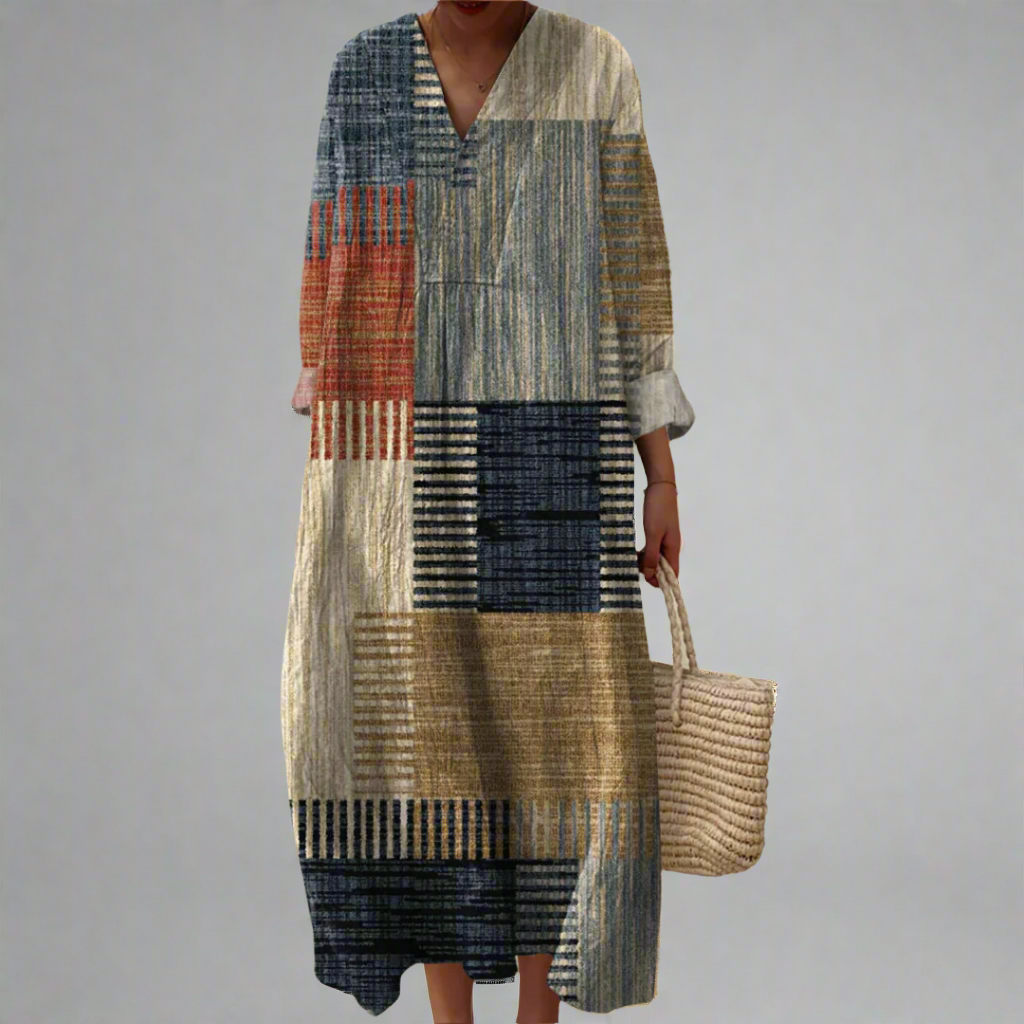 BRIONY | ROBE GÉOMÉTRIQUE ÉLÉGANTE